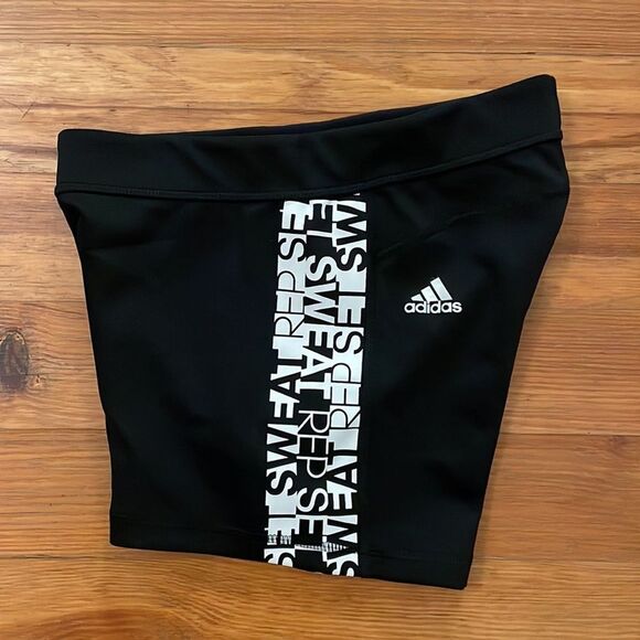 Adidas Black Techfit Climalite Athletic Shorts Womens Size Small Casual Pull-On - Picture 5 of 9